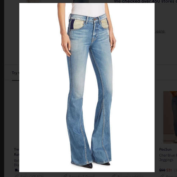 TRE BY NATALIE RATABESI The Cher Flared Jeans - Picture 4 of 6